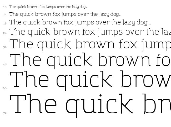 Amazing Grotesk font waterfall